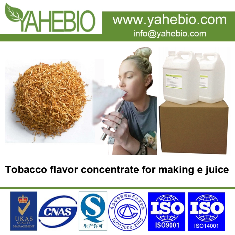 Saveur de tabac de haute qualité Concentré De nombreux types d'arômes de tabac sont disponibles pour la saveur de tabac de Chine