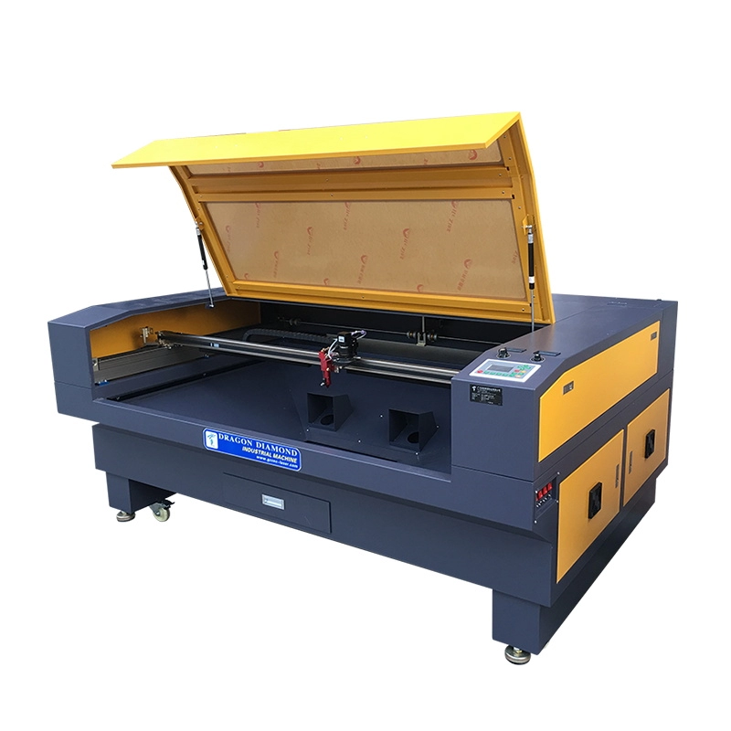 Machine de gravure de découpe laser de tissu de carton de papier acrylique