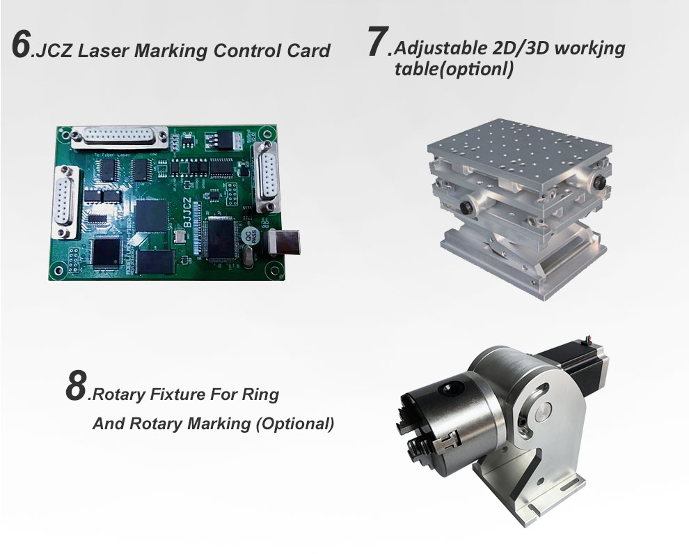 Closed Metal Mark Laser Engraving Machine