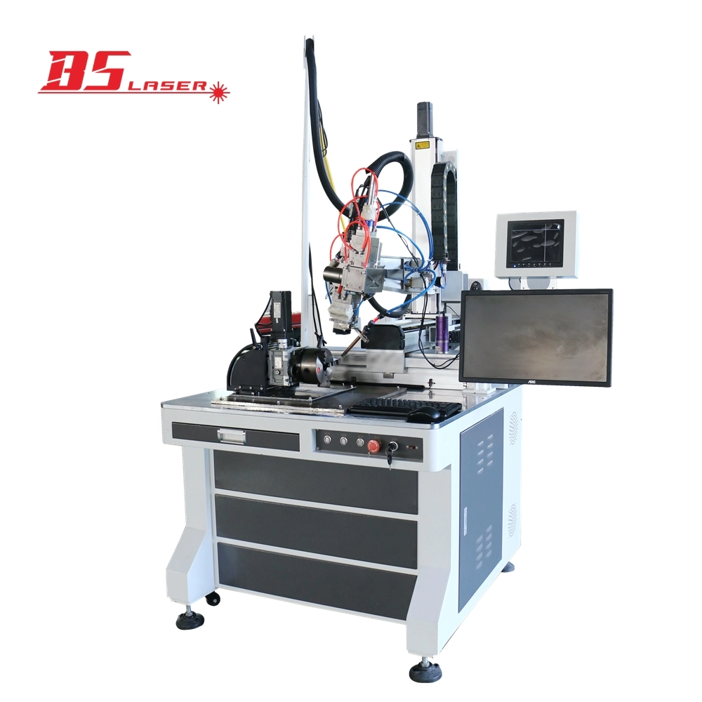 Machine de soudage laser à fibre de bureau automatique 4-6 axes pour pièces métalliques de précision