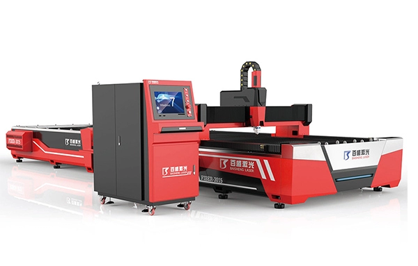 Machine de découpe laser à fibre de type ouvert avec table navette 3015