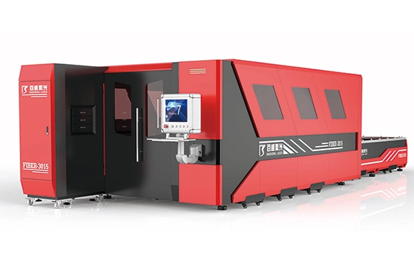 Machine de découpe laser de plate-forme d'échange de couverture de haute qualité en Chine 4000W