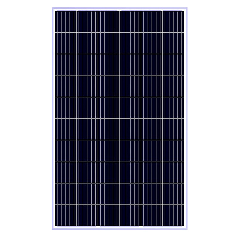 Panneau de cellules solaires en silicium polycristallin à haut rendement 280W