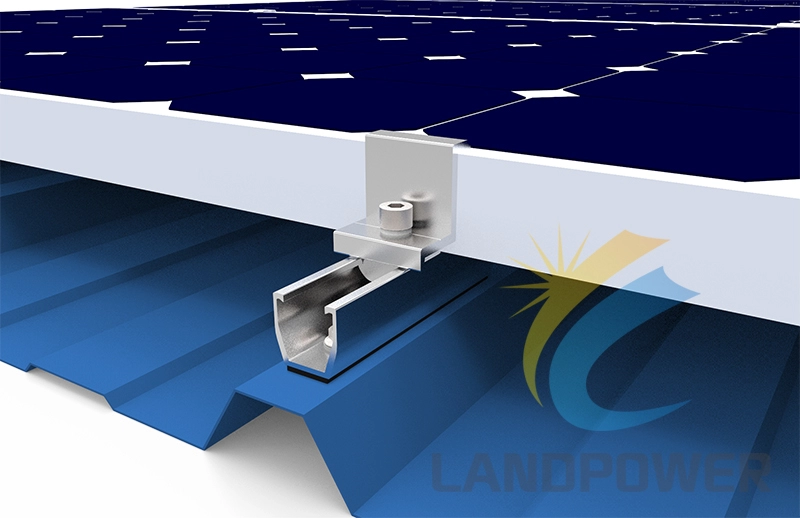 Systèmes de montage solaire multi-rails à toit trapézoïdal