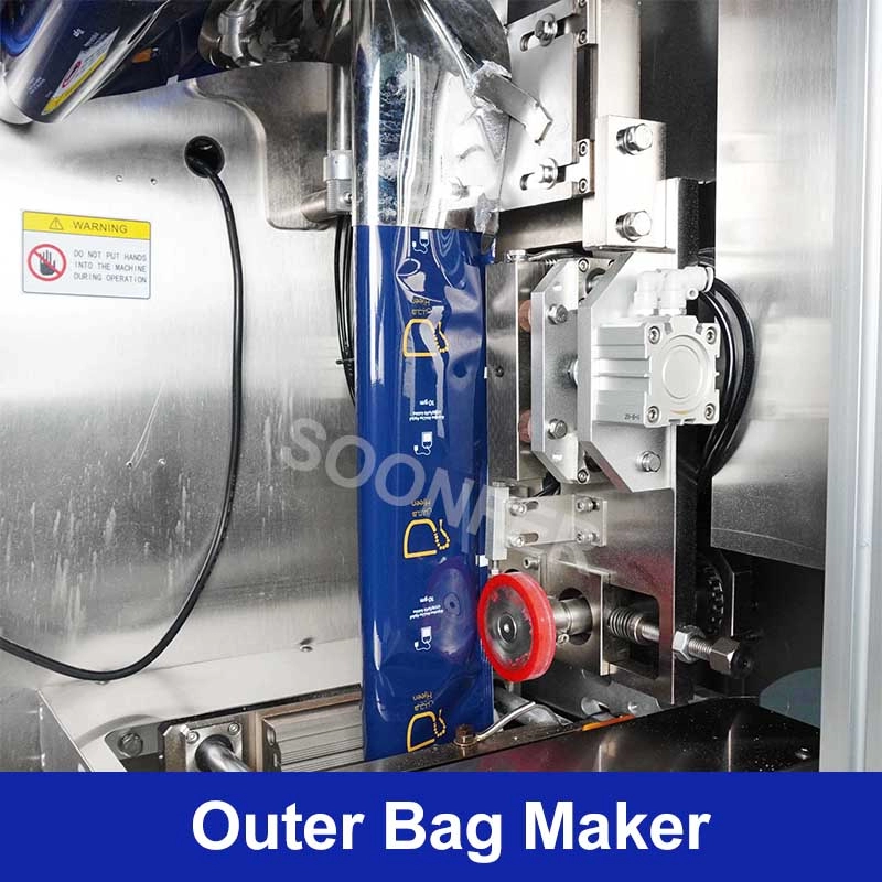 Machine d'emballage d'emballage de sac de café de filtre d'égouttement commercial entièrement automatique