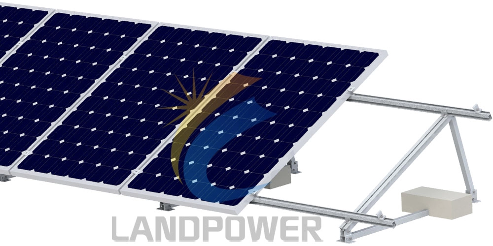 Systèmes de montage solaire pour toit plat-Portrait