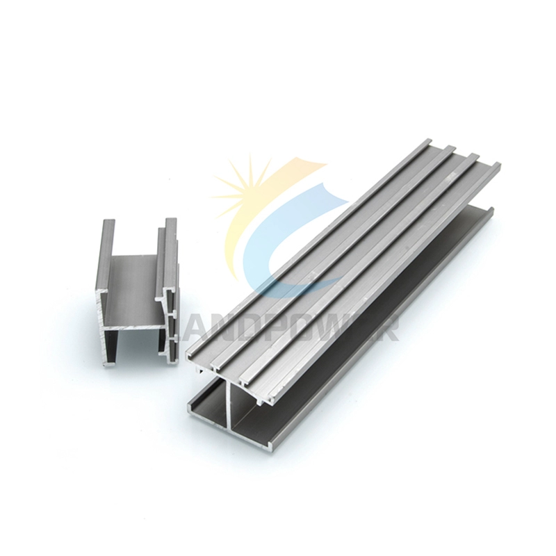 Rail en aluminium de montage de panneau solaire
