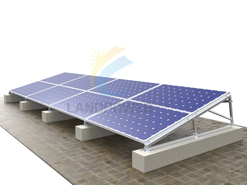 Système de montage solaire de toit plat de panneau solaire