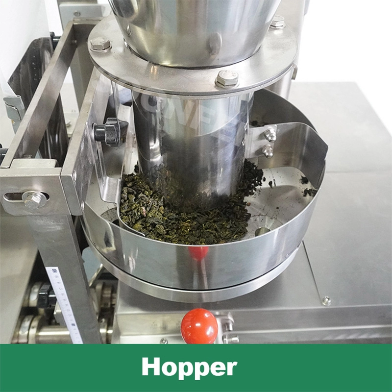Machine à emballer automatique de paquet de sachet de thé vert intérieur et extérieur de petite poche verticale