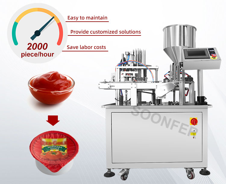 ice cream cup filling machine