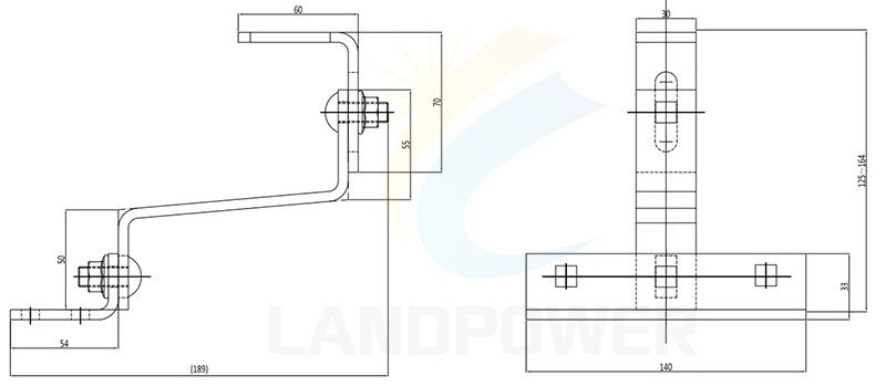 adjustable solar pv roof hook