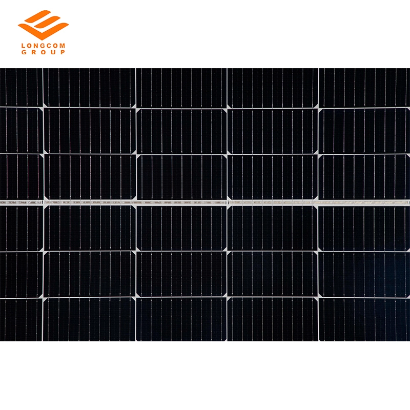 Puissance de groupe longue 550W monocristallin 166mm M6 demi-coupe panneau solaire 144 cellules puissance d'énergie mono PV