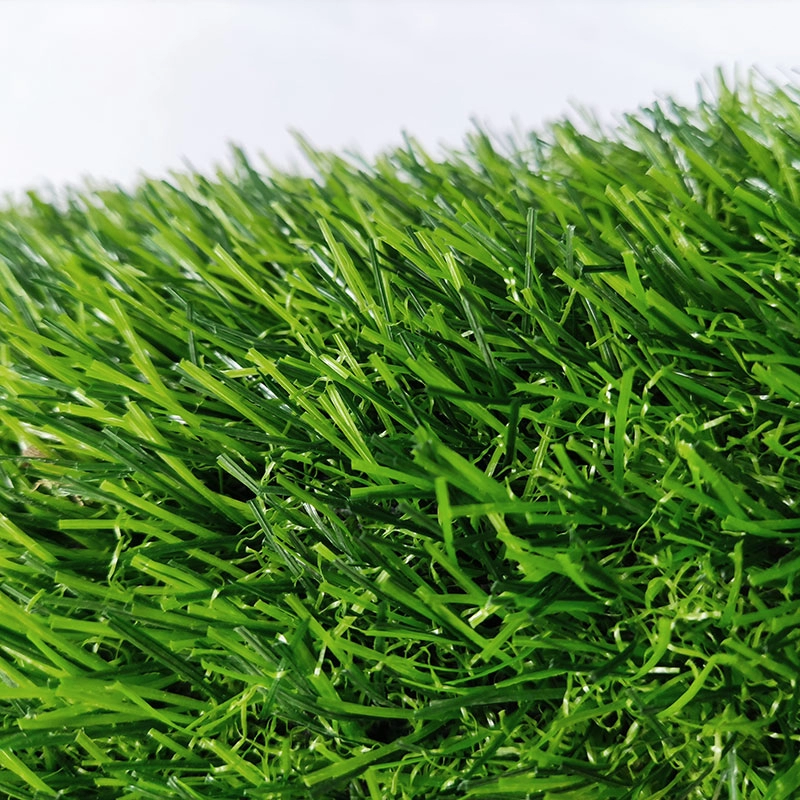 Gazon artificiel d'herbe tricolore de 30 mm de profondeur