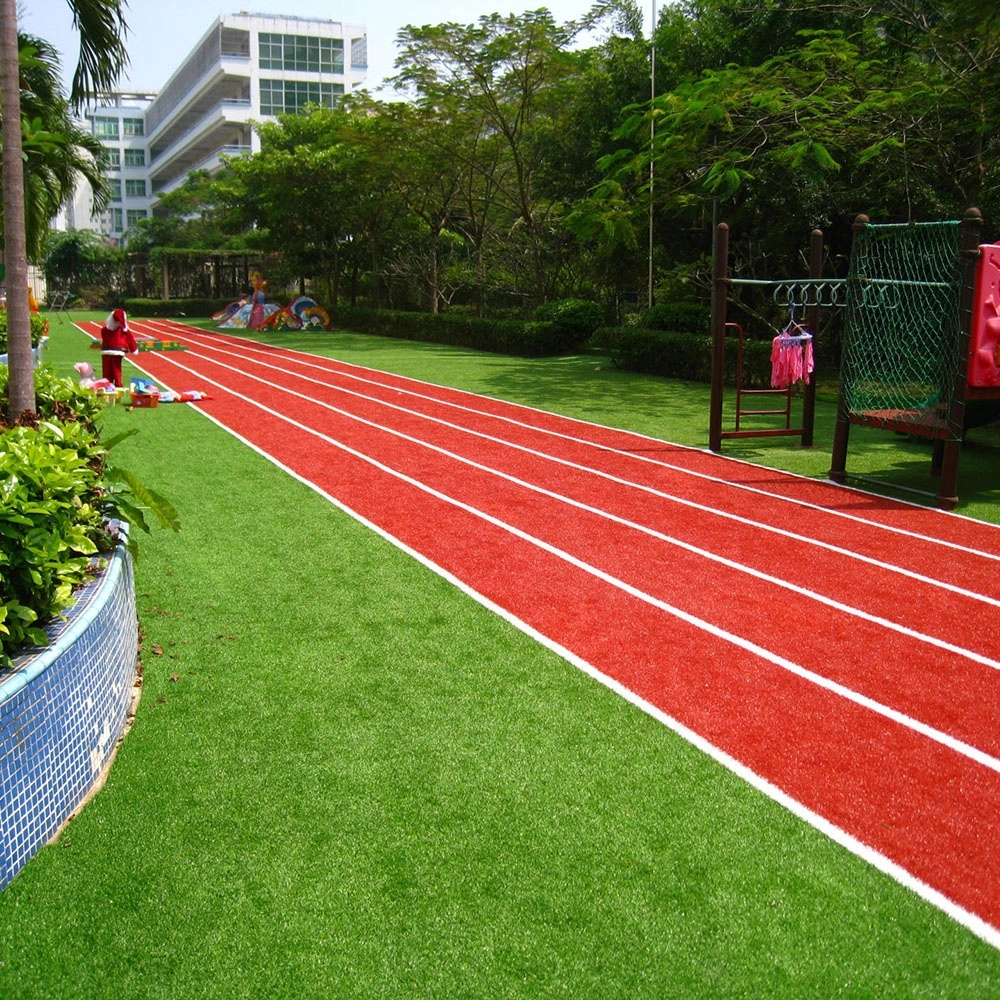 Aire de jeux Piste Terrain de sport Piste rouge Herbe