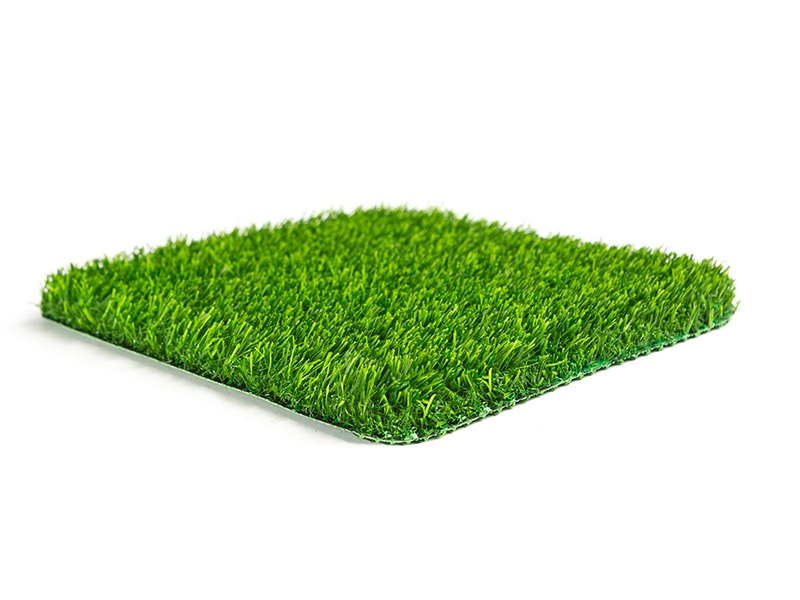 Échantillon gratuit de sols sportifs en gazon synthétique artificiel pour aire de jeux de jardin extérieure