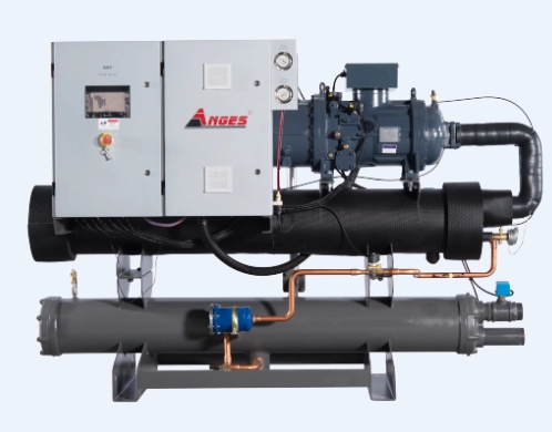 Système de refroidisseur d'eau industriel à basse température à vis AGS-080WSL