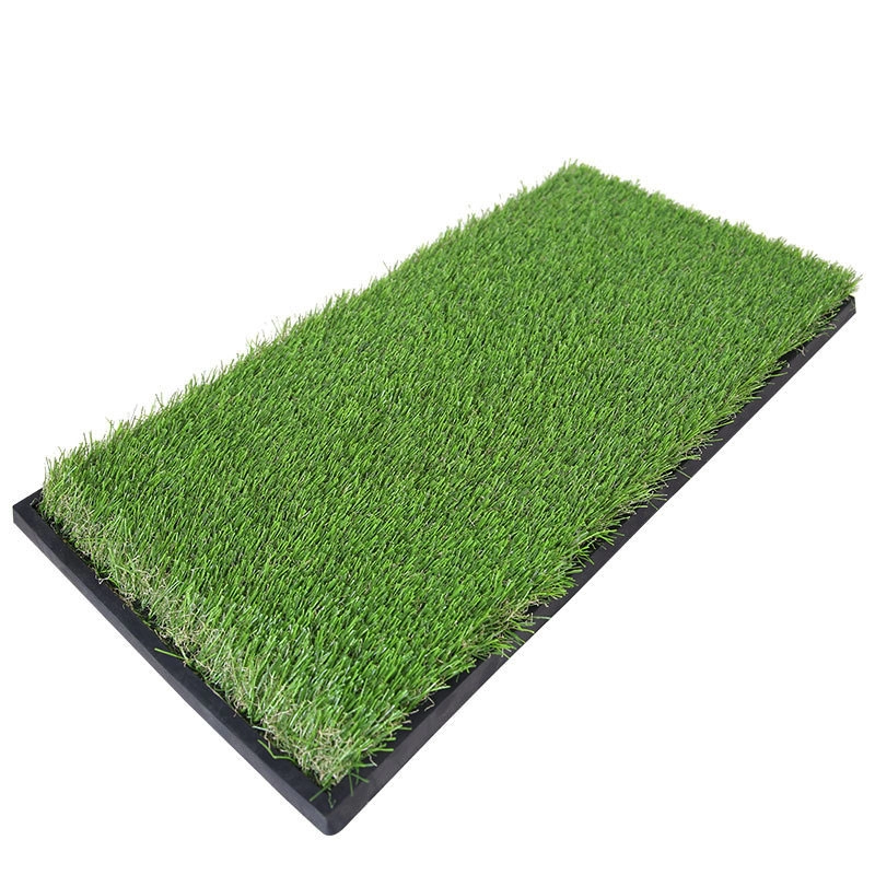 Tapis de frappe en caoutchouc à herbe longue de couleur unique