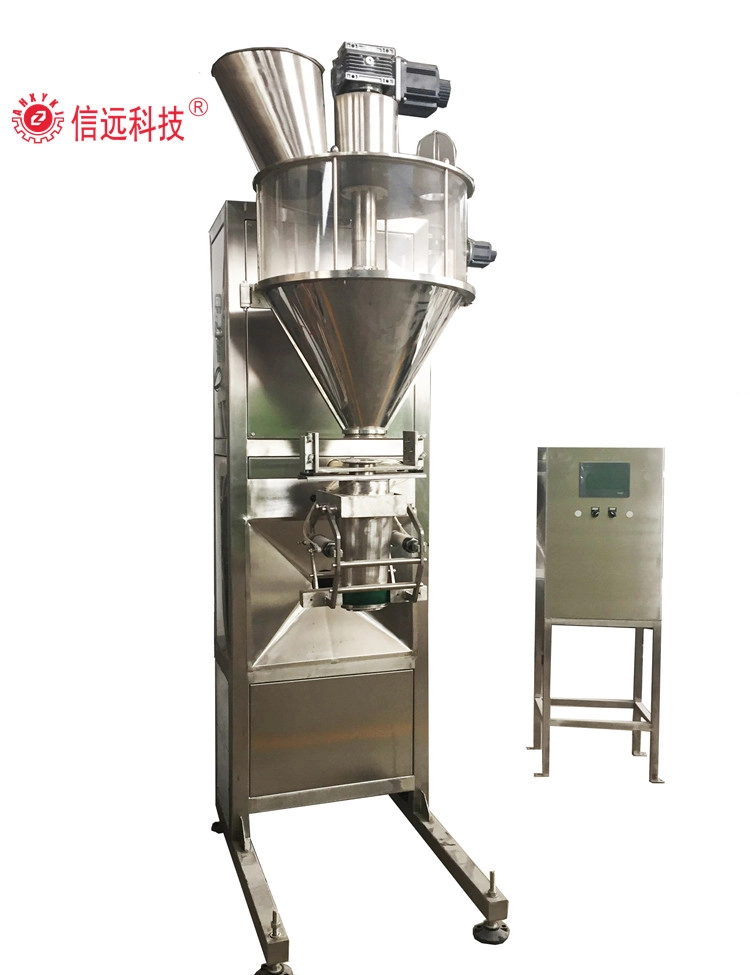 Machine à emballer de poudre d'amidon de farine de manioc de farine de maïs de sac de papier d'emballage de 5-25kg