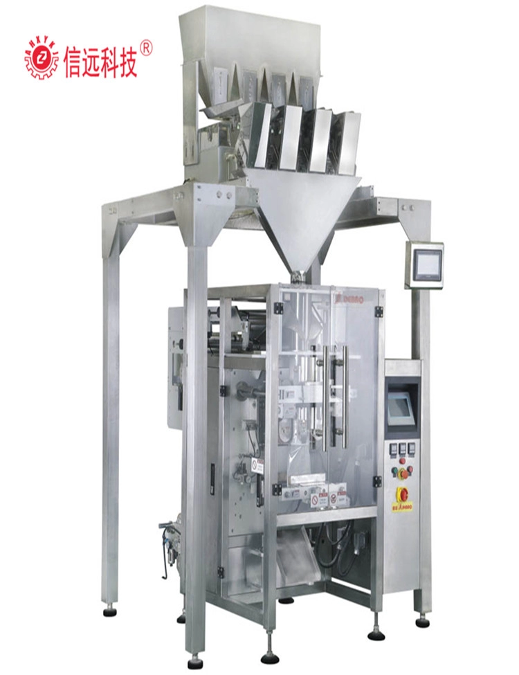 Machine à emballer d'alimentation de graines de poudre de détergent de peseuse linéaire