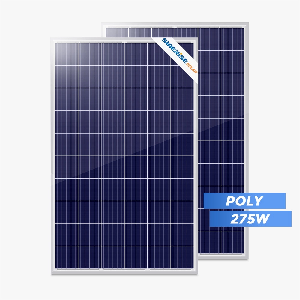 Panneau solaire polycristallin 275w avec une excellente efficacité de module