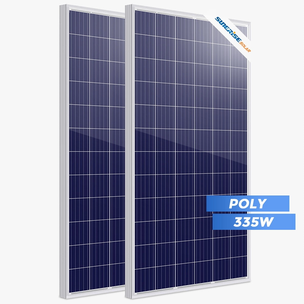 Spécifications du panneau solaire 72cell Poly 335 watts
