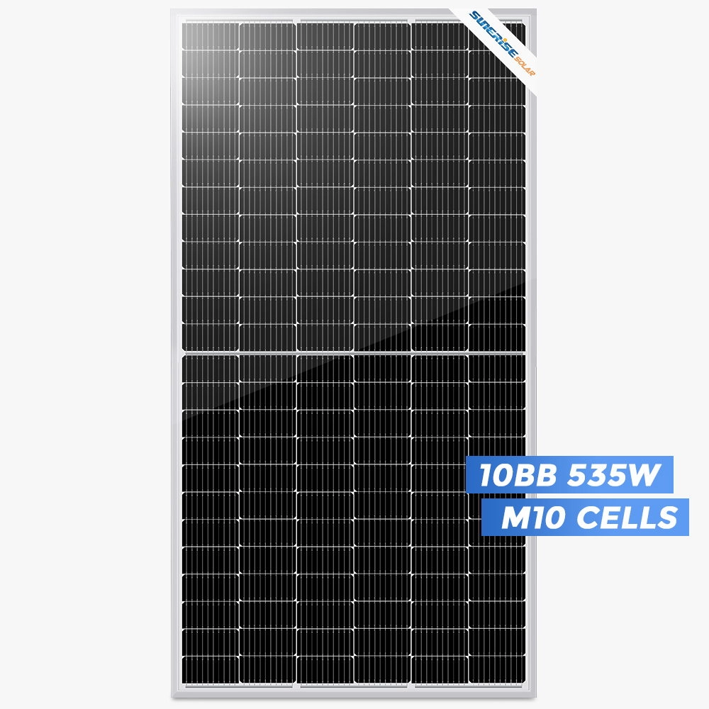 Panneau solaire mono 182 10BB de 535 watts avec prix d'usine