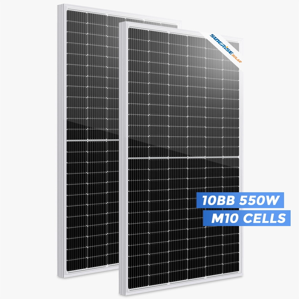 144 panneau solaire mono 550 watts demi-coupé avec le meilleur prix