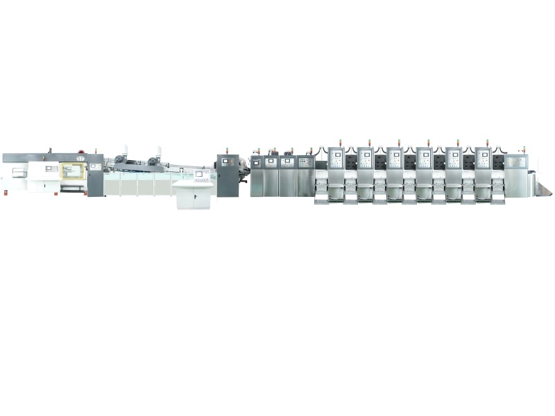 Machine d'impression automatique de fabrication de cartons en carton ondulé Keshenglong KL