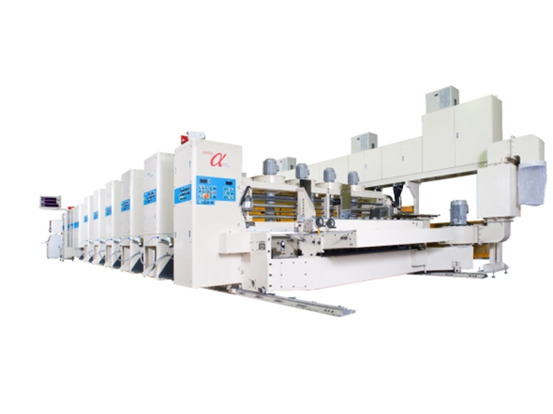 Machine d'impression flexographique à grande vitesse pour carton ondulé Shinko Japon