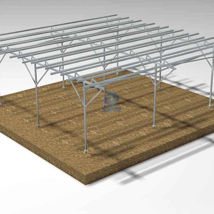 Structure de montage au sol PV pour l'agriculture à énergie solaire