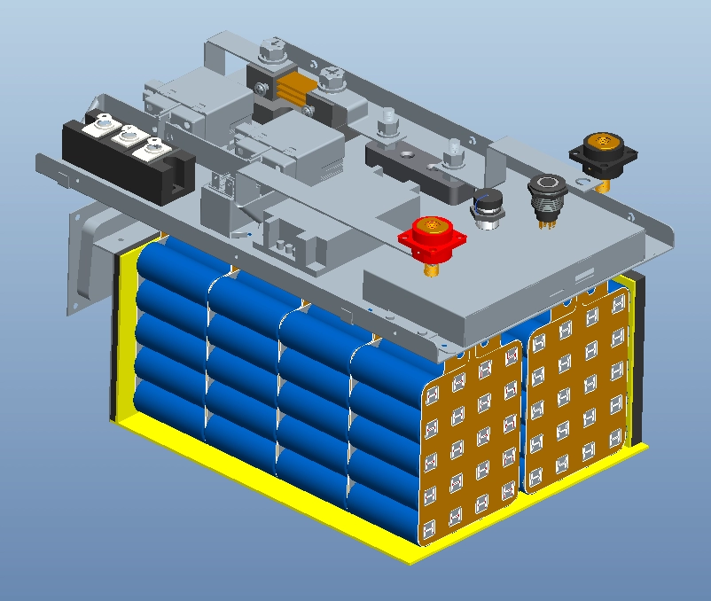 Batterie LiFePO4 24V 65Ah pour équipement de nettoyage intérieur