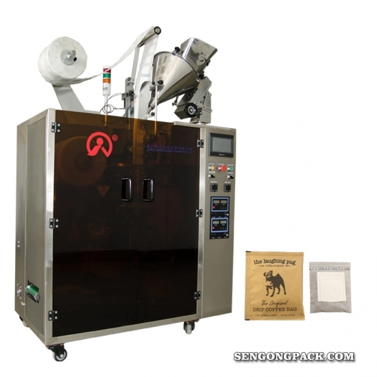 Machine à emballer de sac d'égouttement de C19DF Café Arabica de Java de l'Indonésie pour avec l'enveloppe externe