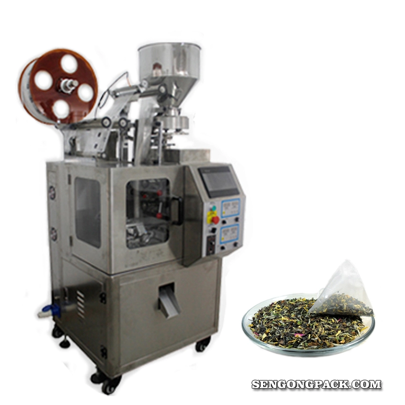Machine de conditionnement de sachets de thé en nylon pyramide automatique C20
