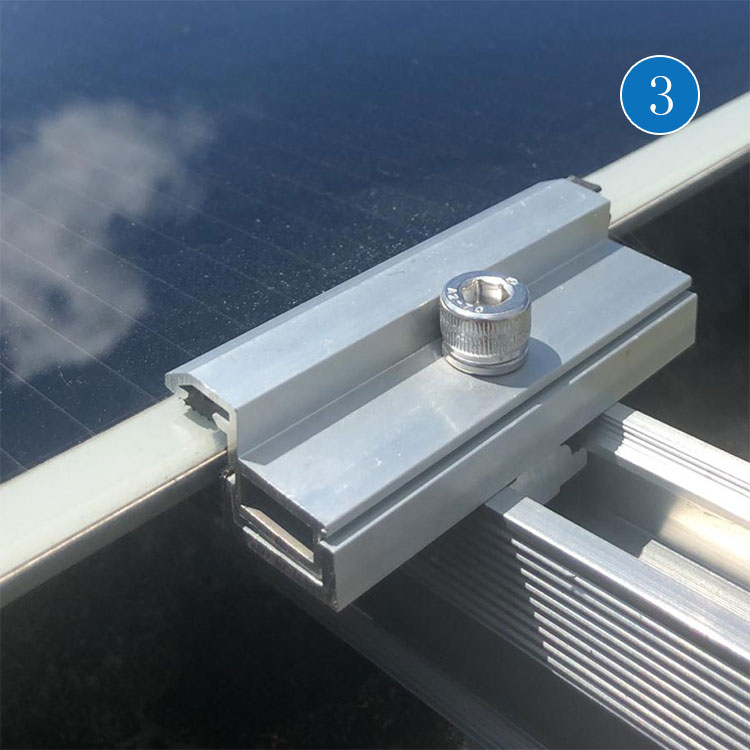 solar film end clamp detailed description