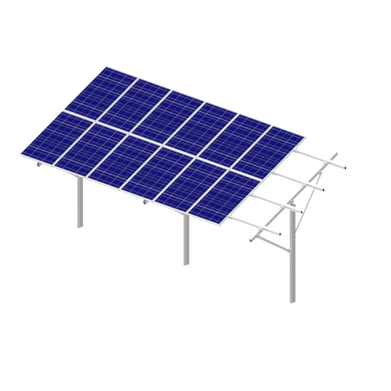 Structure de montage au sol du panneau solaire Système de pieux