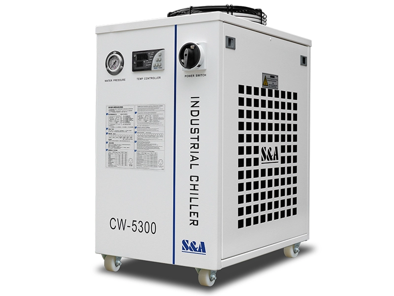 Refroidisseurs d'eau refroidis par air de réfrigération CW-5300 capacité de refroidissement 1800W