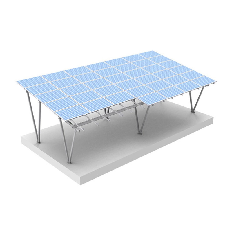 Kit de structure de montage pour abri de voiture solaire système de stationnement en aluminium