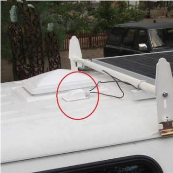 Botte de câble simple ABS solaire étanche 3-12mm pour montage sur toit de caravane/RV de panneau solaire