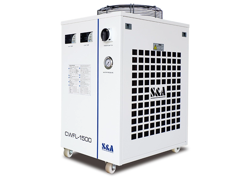 Refroidisseurs d'eau CWFL-1500 avec réfrigérant environnemental pour lasers à fibre