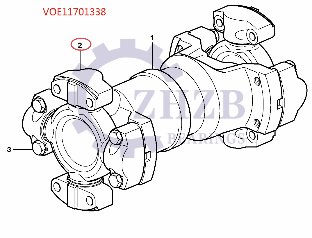 Roulements de camion benne VOLVO VOE11701338 11701338