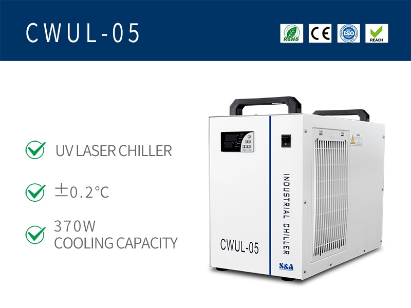 Refroidisseurs d'eau laser UV de haute précision CWUL-05 avec un long cycle de vie