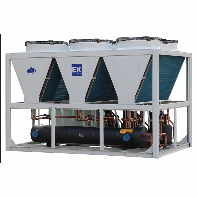 Refroidisseur à double vis de 400 tonnes semi-hermétique refroidi par air