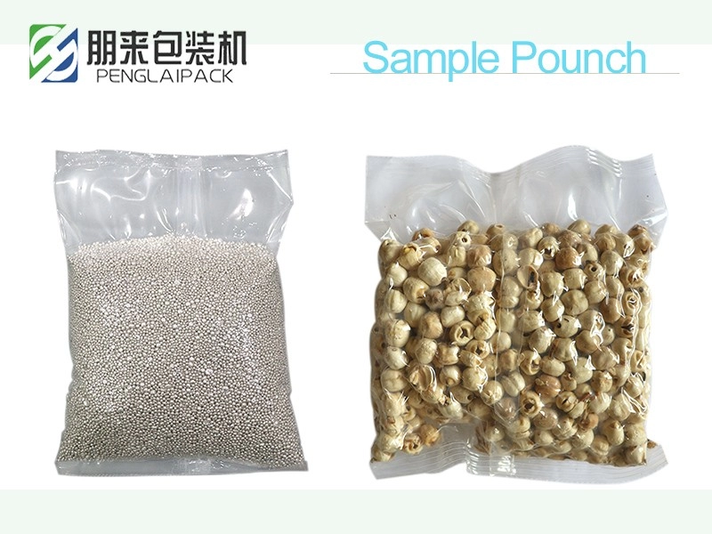 Machine à emballer de granulés de poche sous vide pour le riz aux haricots