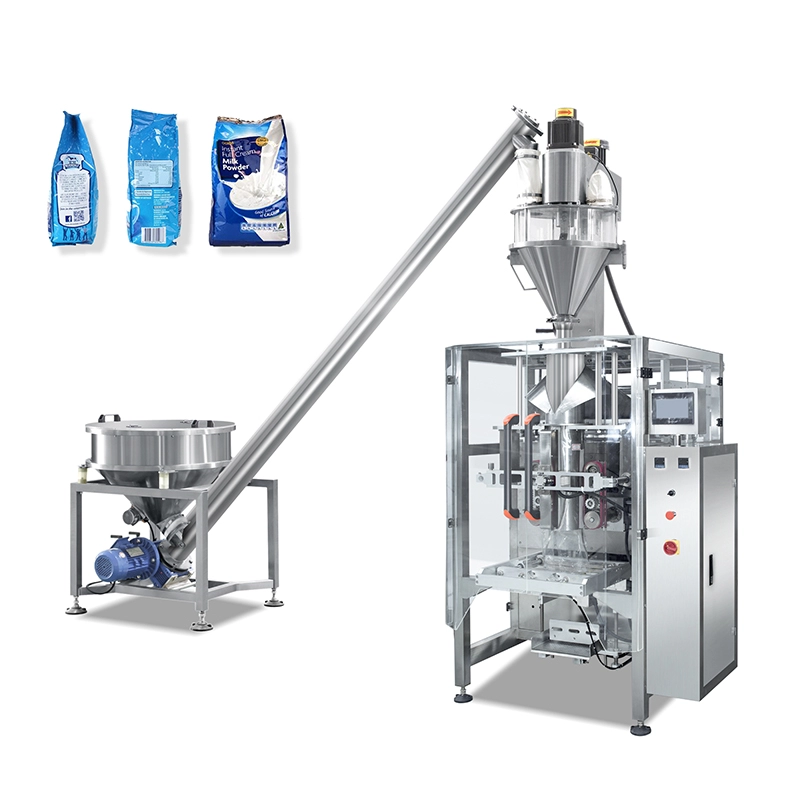 Machine d'emballage rotative automatique de poudre de farine de café de lait de sel de farine de blé