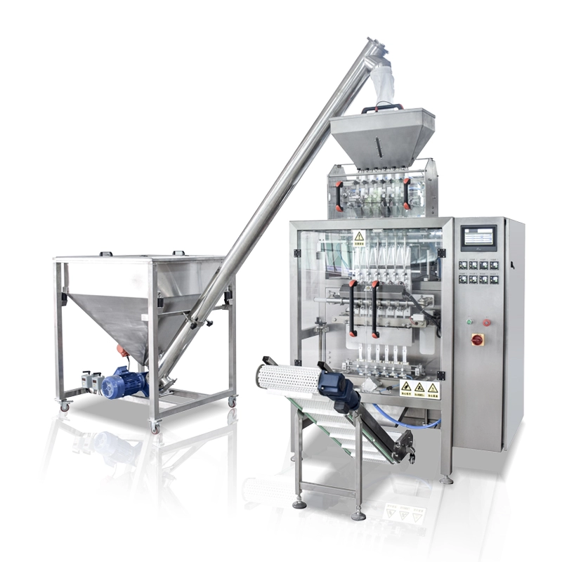 Machine d'emballage automatique multifonctionnelle de sucrerie de glace de granule de multi-voies de haute précision 3g 5g 7g