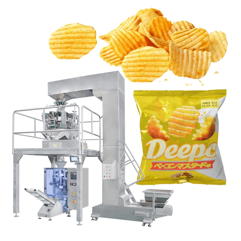 Machine de conditionnement de granulés de chips de crevettes