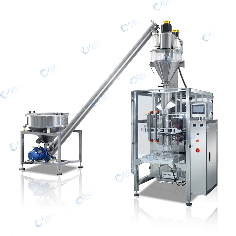 Machine de conditionnement verticale de poudre de poudre de nutrition de farine de machine de conditionnement de poudre de café à grande vitesse