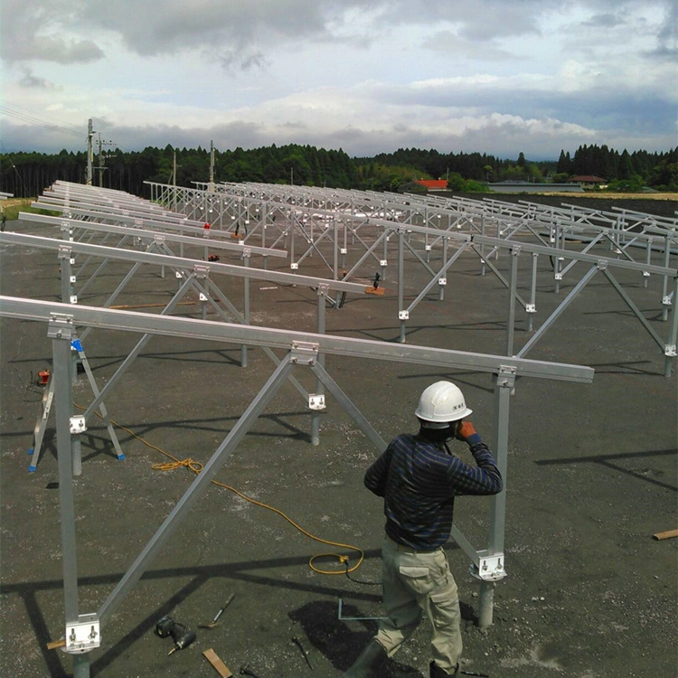 Système de montage de panneau solaire au sol