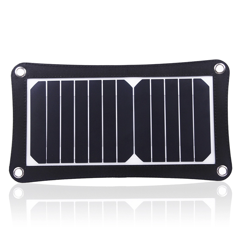 Panneau solaire pliable 5V, chargeurs solaires 1.3A pour téléphones portables