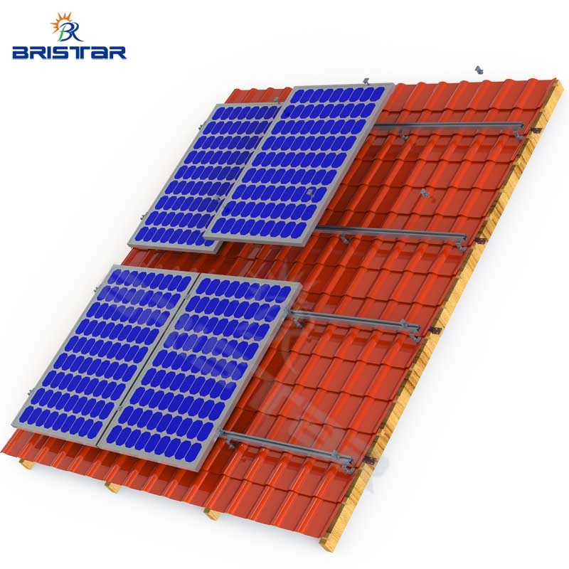 Kits de structure de montage solaire pour toit en tuiles